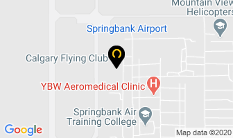 Calgary Flying Club in Calgary map