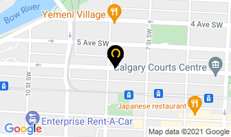 Calgary Independent Reporters in Calgary map