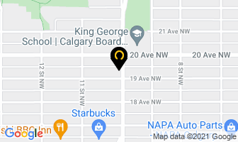 Calgary Korean Presbyterian Church in Calgary map