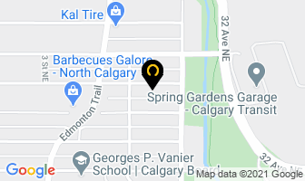 Calgary Precision Metal Ltd in Calgary map