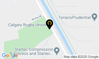 Calgary Rugby Union in Calgary map