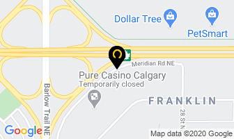 Calgarys Finest Paint Protection in Calgary map