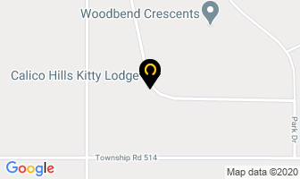 Calico Hills Kitty Lodge in Spruce Grove map