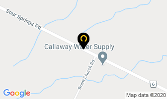 Callaway Water Supply in Brantford map