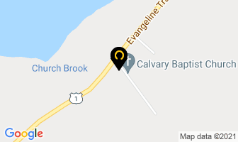 Calvary Baptist Church in Echo Bay map