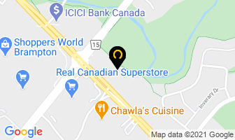 Calvary Baptist Church in Brampton map