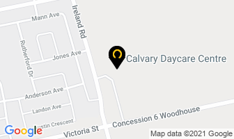 Calvary Daycare Centre in Simcoe map