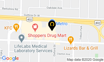 Cam-Ron Insurance Brokers Ltd in Sarnia map