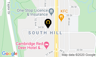 Cambridge Apartments in Red Deer map