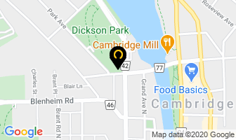 Cambridge Minor Baseball in Cambridge map