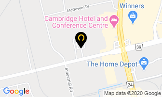 Cambridge Toyota in Cambridge map