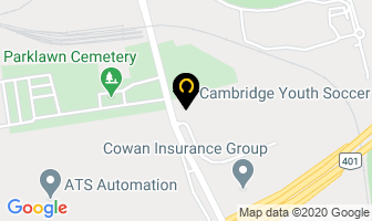 Cambridge Youth Soccer in Cambridge map