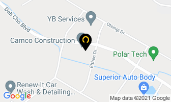 Camco Construction Ltd in Yellowknife map