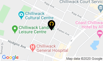 Camelot Apartments in Chilliwack map