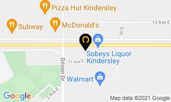 Camerons Clothing Co in Kindersley map