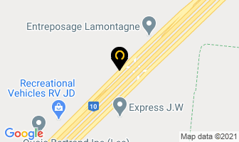 Camions Pa-Ga in Magog map