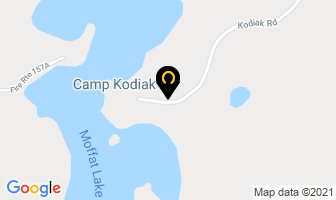Camp Kodiak in Parry Sound District map