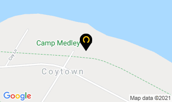 Camp Medley in Gagetown map