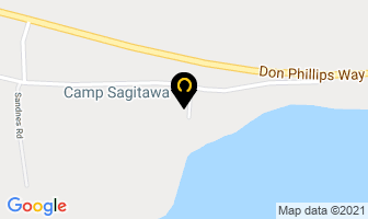 Camp Sagitawa in Peace River B map