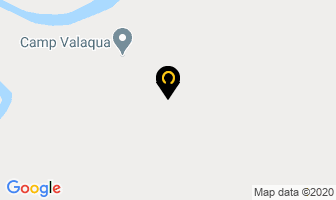 Camp Valaqua in Water Valley map