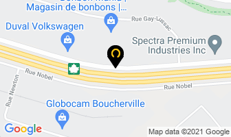 Campagna Motors in Boucherville map