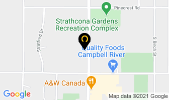 Campbell River Baptist Church in Gracefield map