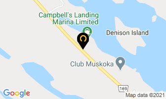 Campbell's Landing Marina Limited in Gravenhurst map