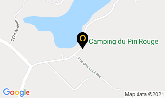 Camping Du Pin Rouge Camping Québec in Saint-hippolyte map