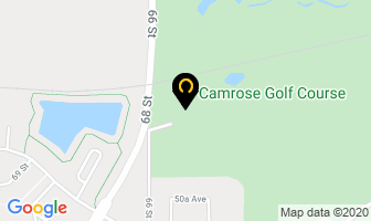 Camrose Golf Course in Camrose map