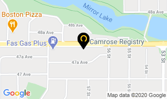 Camrose Registry Ltd in Camrose map
