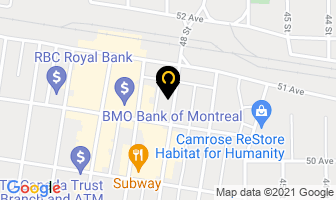 Camrose Upholstery in Camrose map