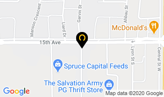 Can-Am Auto Glass & Supplies in Prince George map