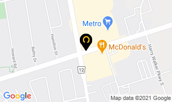 Can-Am Limo in Newmarket map