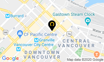 Can America Custom Shirtmaker in Vancouver map