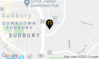Can Sign Industries in Sudbury map