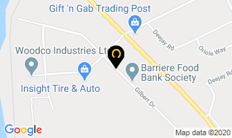Can-West Ministorage Ltd in Barrière map