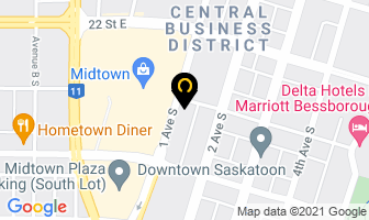 Canada Building Dental Group in Saskatoon map
