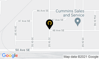 Canada Chemical Corp in Calgary map