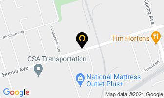 Canada Fibers Ltd in Orillia map