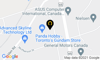 Canada Fujian Jinxin Metalurgy in Markham map