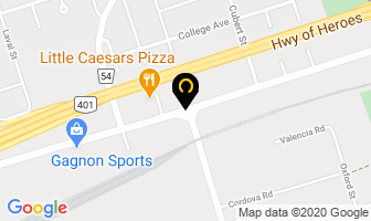 Canada Kustom Rubber Stamp Manufacturing in Oshawa map
