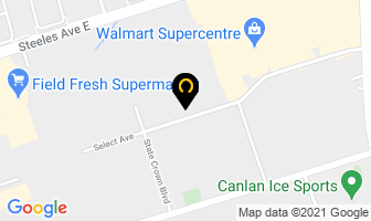 Canada Metal Spinning Inc in Orillia map