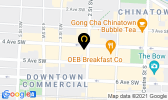 Canada Place Dental in Calgary map