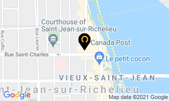 Canada Post in Saint-Jean-sur-Richelieu map