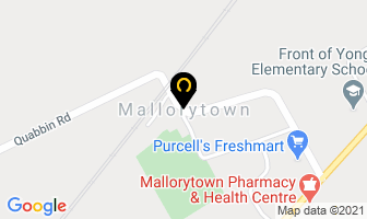 Canada Post in Mallorytown map