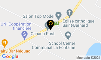 Canada Post in Neguac map