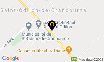 Canada Post in Saint-odilon map