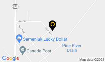 Canada Post in Pine River map