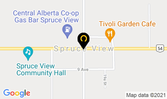 Canada Post in Red Deer County map