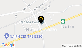 Canada Post in Nairn And Hyman map